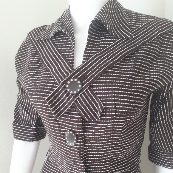 Vintage 1940s Smart Sparkle Wiggle Dress - Picture 5 of 8